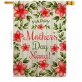 Patio Trasero Mother Nana Family Day 28 x 40 in. Double-Sided Vertical House Flags for Decoration Banner Garden PA3903210